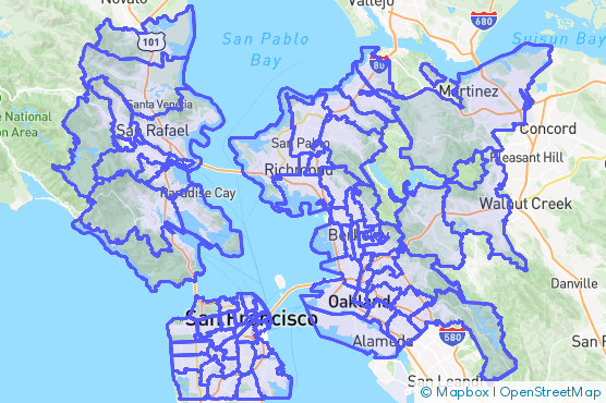Service Area Map