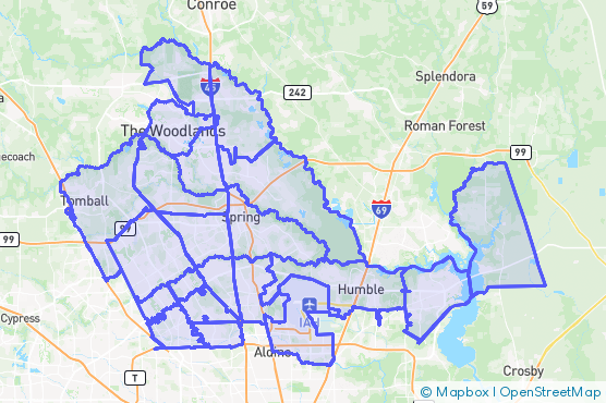 Service Area Map