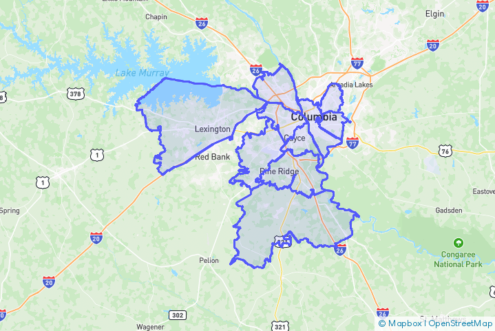 Service Area Map