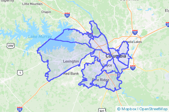 Service Area Map