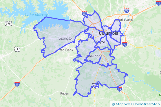 Service Area Map