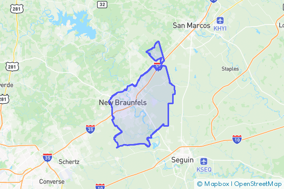 Service Area Map