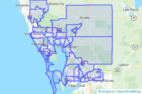 Service Area Map