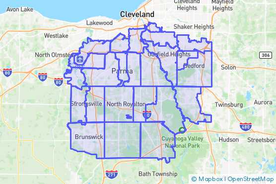 Service Area Map