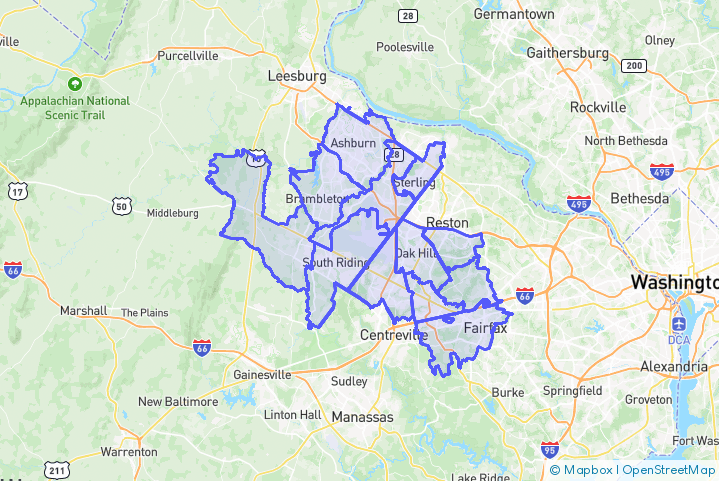 Service Area Map