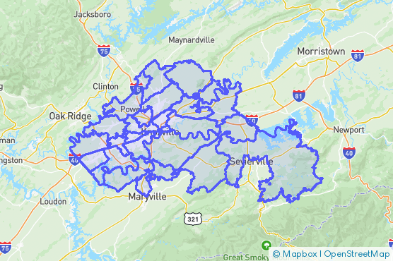 Service Area Map