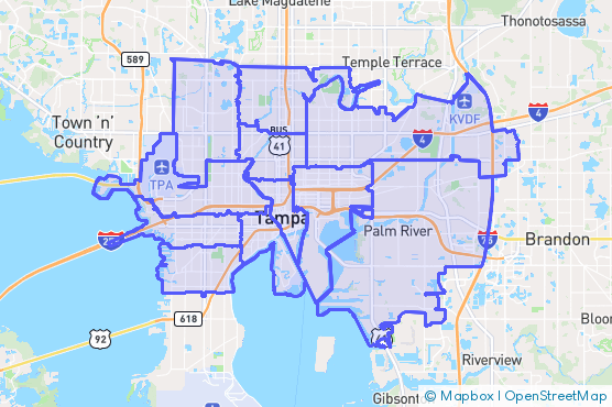 Service Area Map