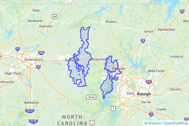 Service Area Map
