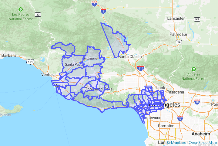 Service Area Map