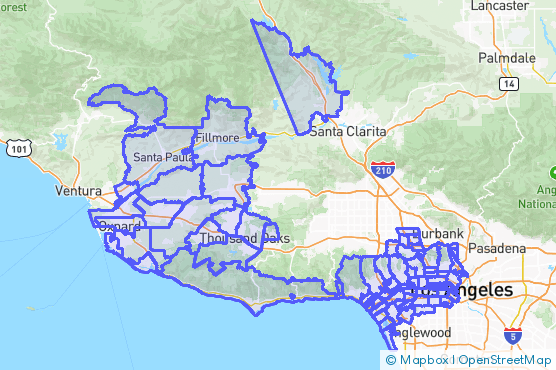 Service Area Map