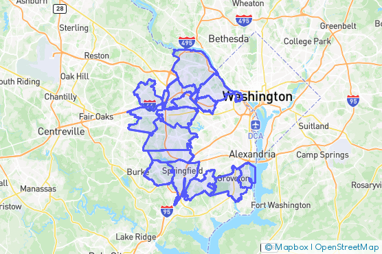 Service Area Map