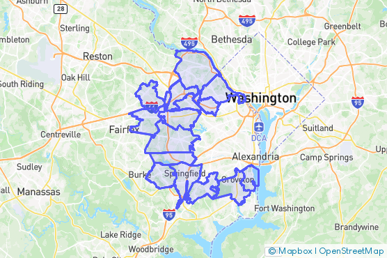Service Area Map