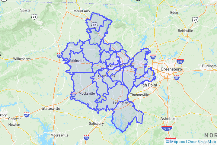 Service Area Map