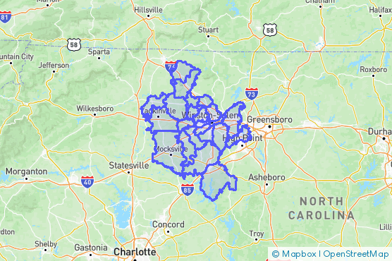 Service Area Map