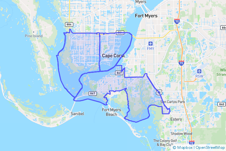 Service Area Map