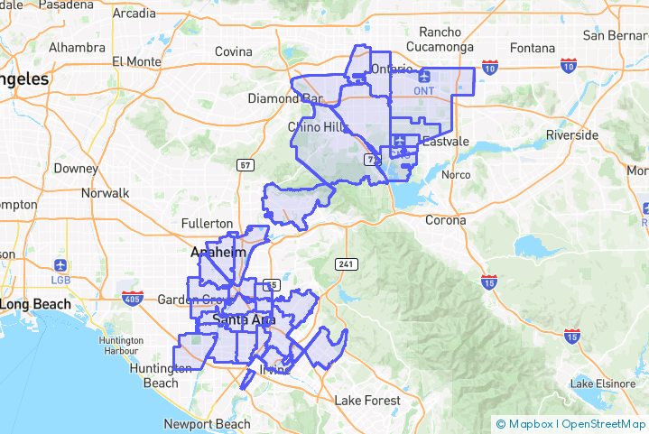 Service Area Map