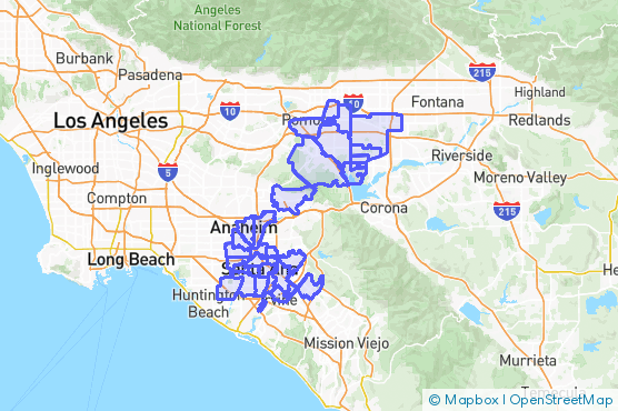 Service Area Map