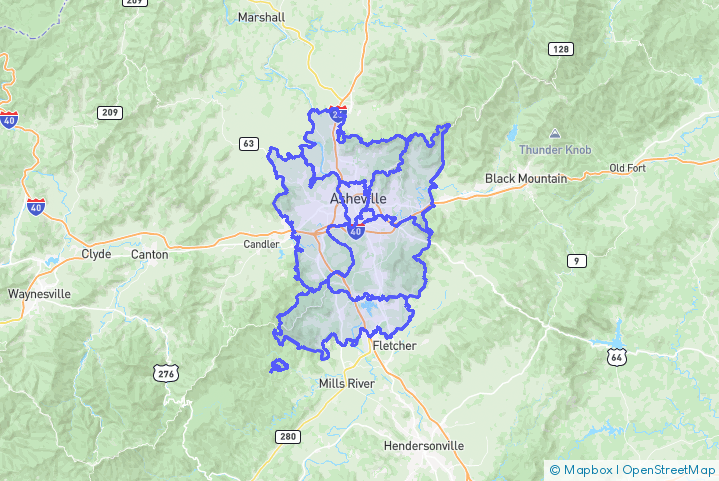 Service Area Map