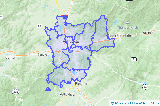 Service Area Map