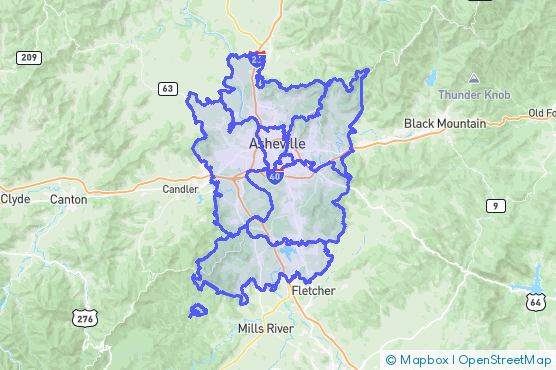 Service Area Map
