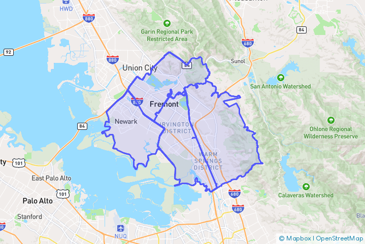 Service Area Map