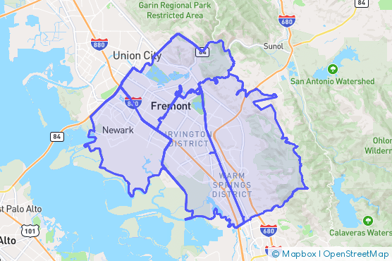 Service Area Map