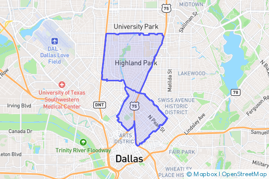 Service Area Map