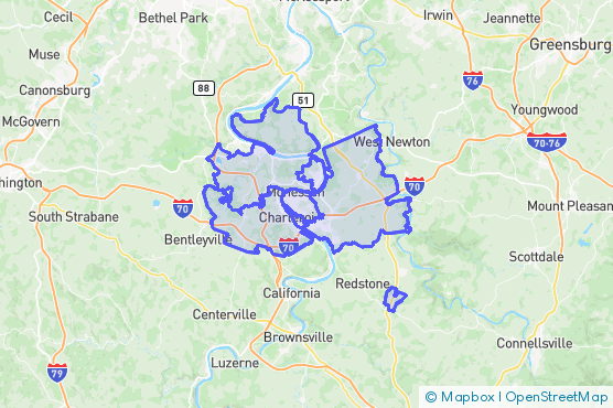 Service Area Map