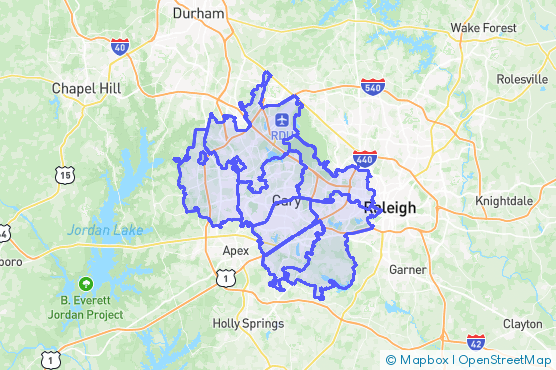 Service Area Map