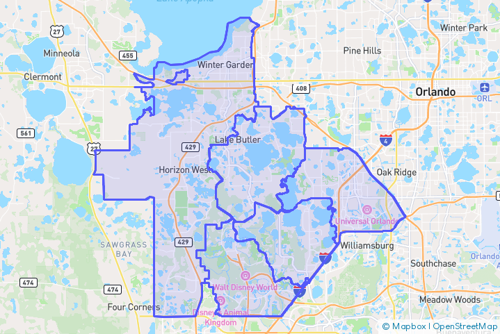 Service Area Map