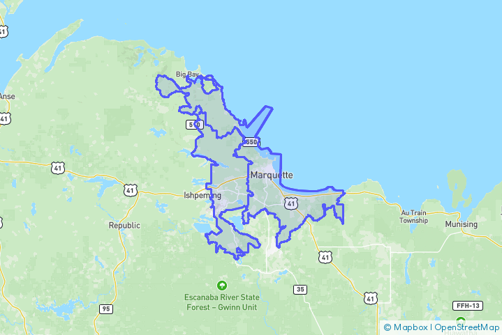 Service Area Map