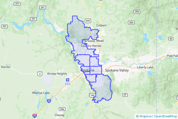 Service Area Map