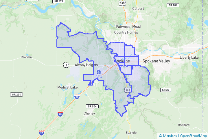 Service Area Map