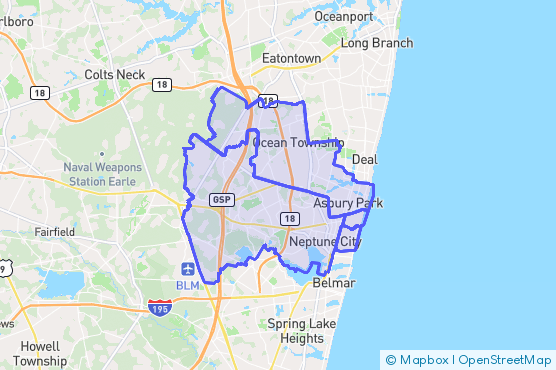 Service Area Map