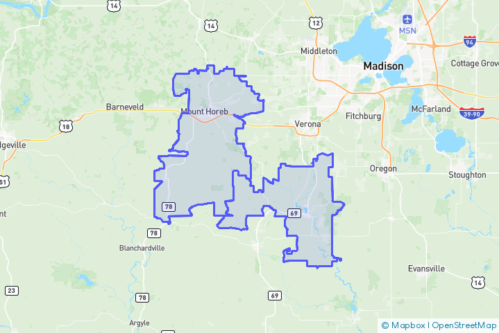 Service Area Map