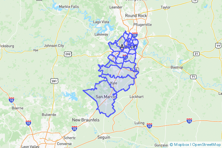 Service Area Map