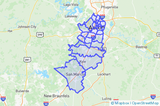 Service Area Map