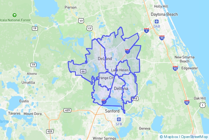 Service Area Map