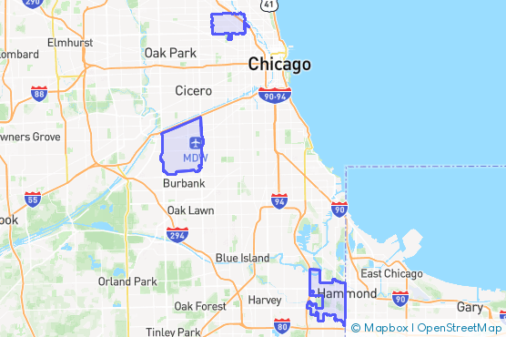 Service Area Map