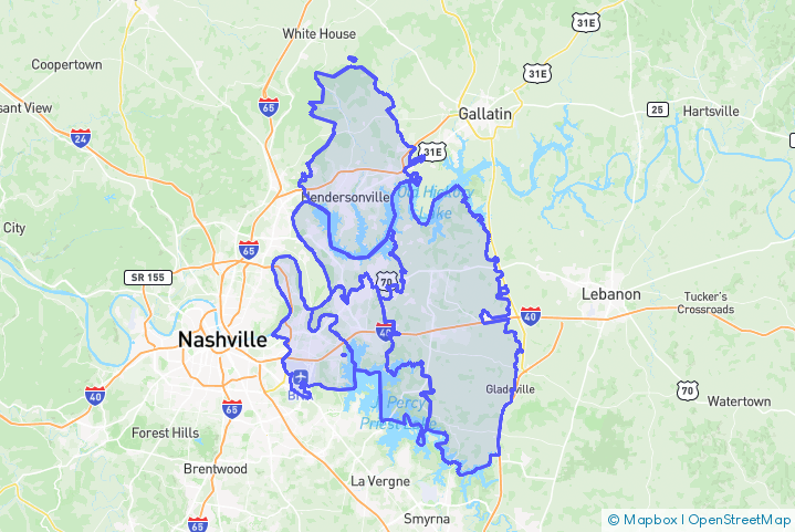 Service Area Map