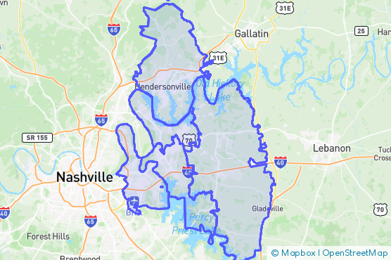 Service Area Map
