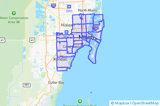 Service Area Map