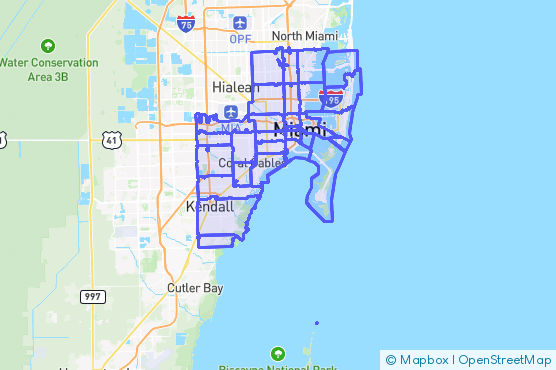 Service Area Map