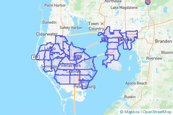 Service Area Map