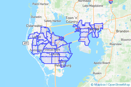Service Area Map