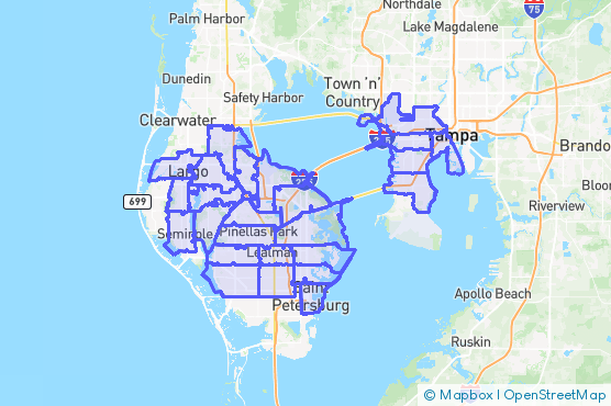 Service Area Map