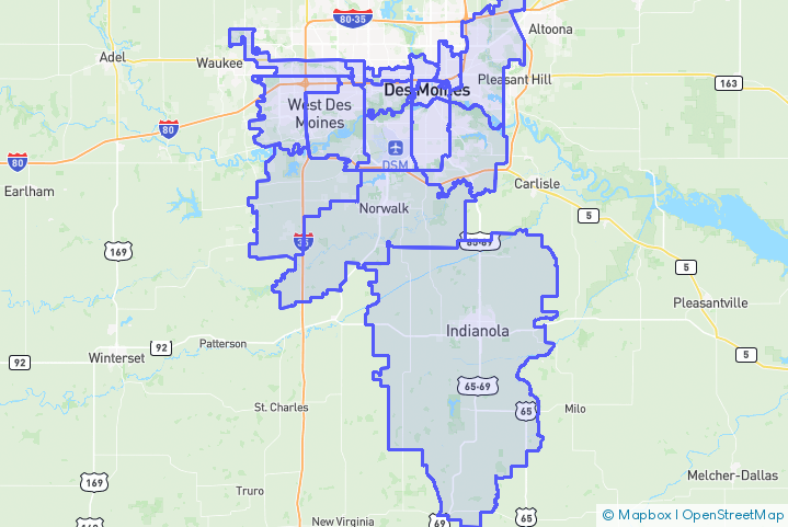 Service Area Map