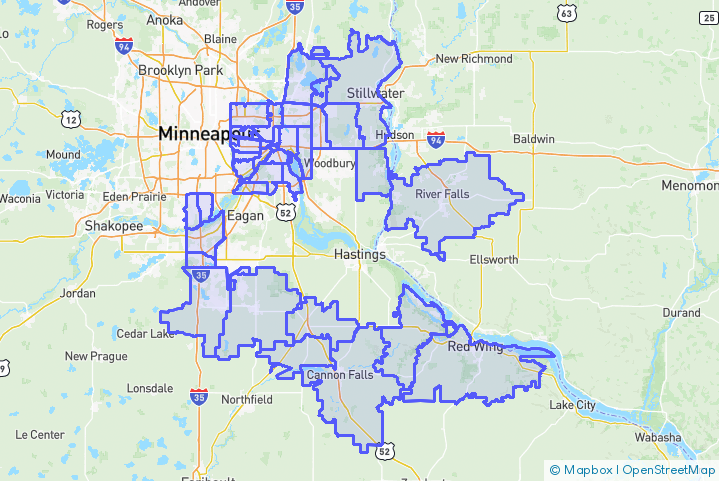 Service Area Map