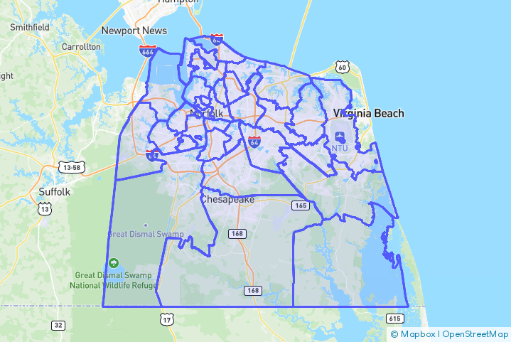 Service Area Map