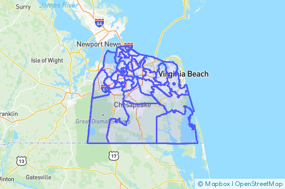 Service Area Map